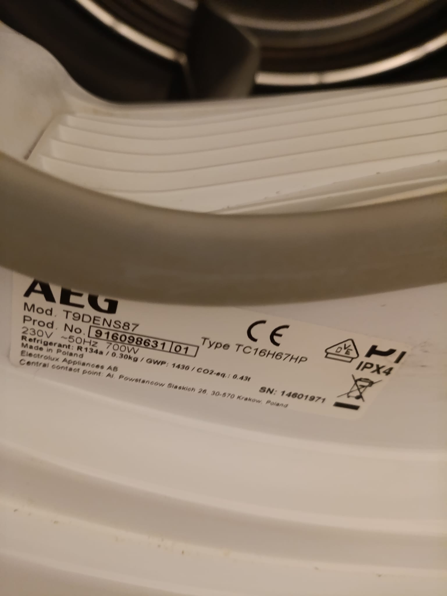 AEG T9DENS87 Warmtepompdroger - Image 3